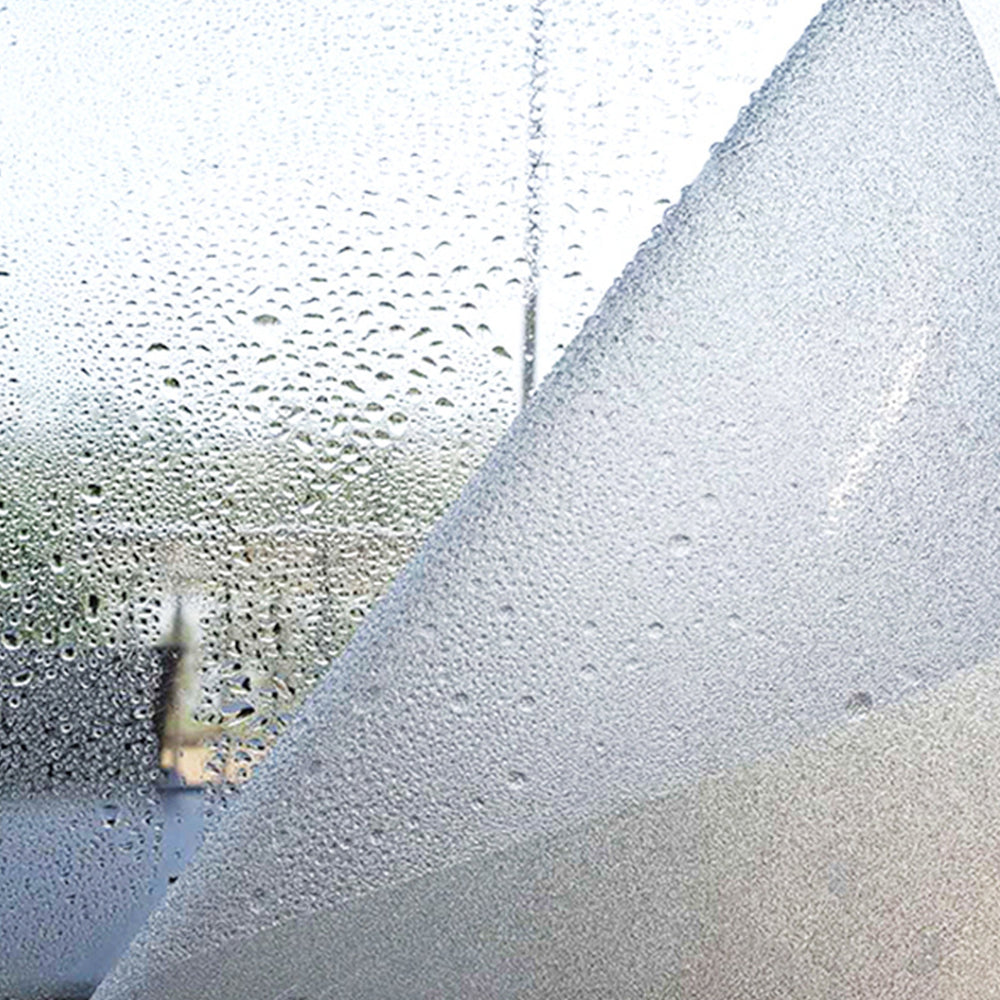 3Pcs 50cmx1m Clear Frosted Window Glass Removable Privacy Film