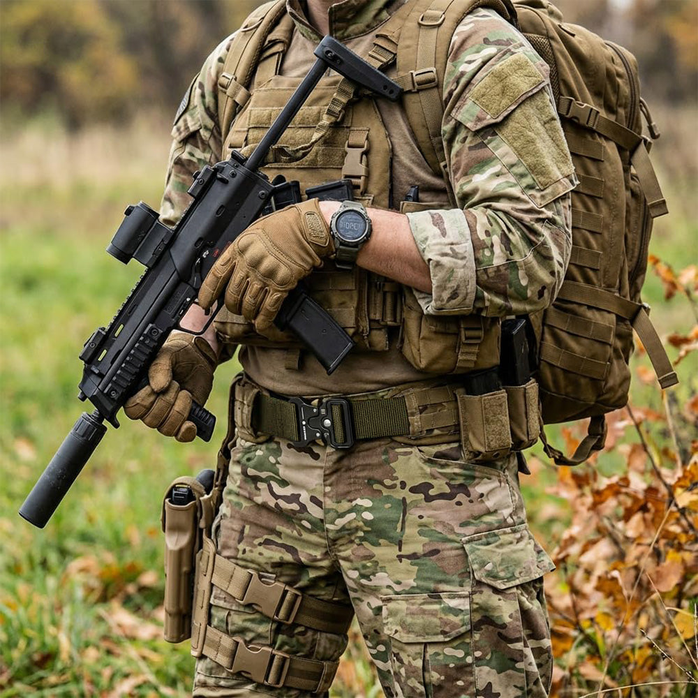 Nylon Tactical Belt Quick-Release for Outdoor Work Daily