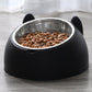 Slanted Stainless Steel Pet Feeder Bowl
