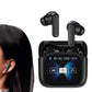 Wireless Bluetooth 5.4 AI Translation Earbuds with LCD Touchscreen Real Time 150 Languages