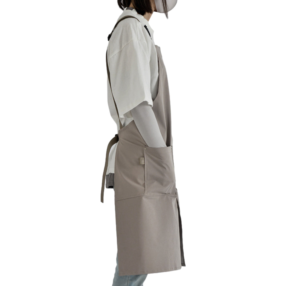 Kitchen Apron Water-Resistant Overalls Bib Apron