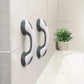 2Pcs Suction Cup Shower Handles Grab Bars for Shower for Elderly