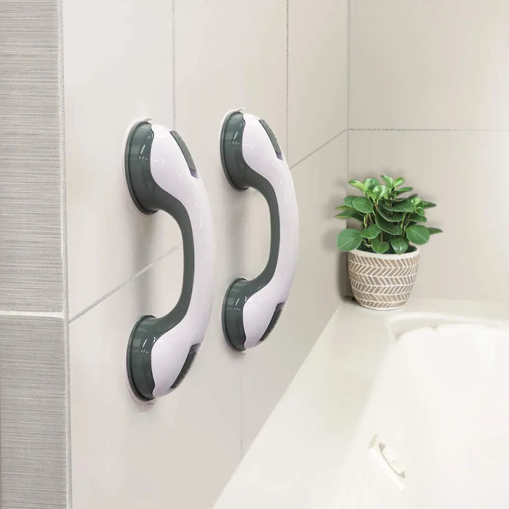2Pcs Suction Cup Shower Handles Grab Bars for Shower for Elderly