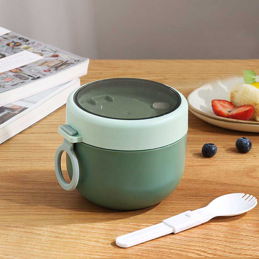 4Pcs Stainless Steel Insulated 800ML Food Soup Jar  Lunch Box