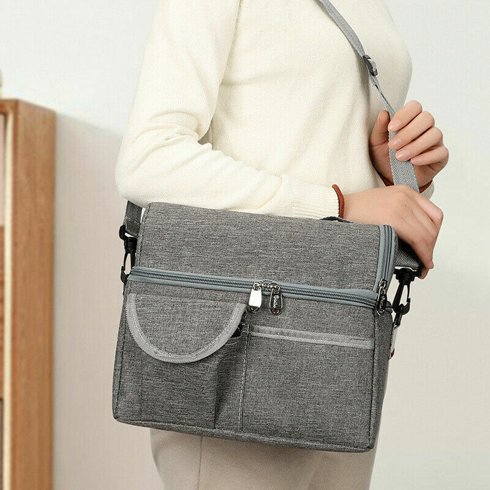 Insulated Lunch Bag Cooler Tote Bag with Shoulder Strap