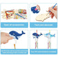 3D Rotating Marine Animals Wind Chime Kit for Kids Make Your Own Wind Chime Wooden Arts