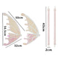 LED Electric Butterfly Wings Light Up Moving Butterfly Wings with LED Lights and Music