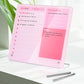 Thick Acrylic Dry Erase Board for Desk Planner with Stand