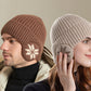2-in-1 Warm Knitted Ear Flap Beanie Knitted Hat