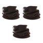 3Pcs Unisex Polar Fleece Neck Warmer 3 In 1 Multifunctional Scarf