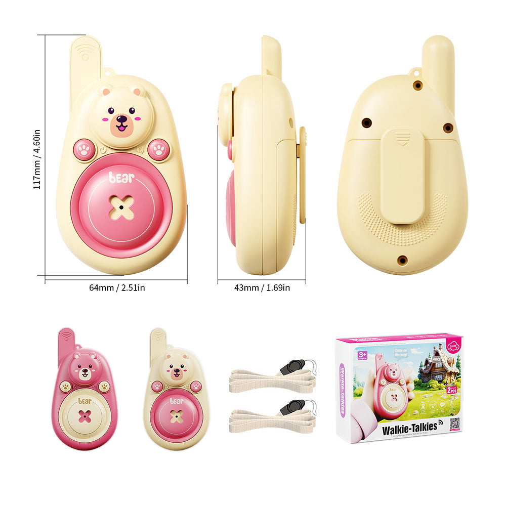 2Pcs Kids Walkie Talkies Toys Two-Way Radio Kids Rescue Talkies