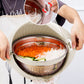 4 In 1 Double-layer Rotatable Colander Bowl Set with Lid and 3 Blades