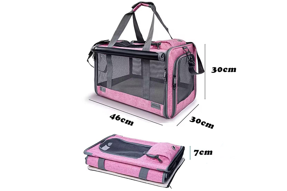 Pet Carrier for Large Cats Washable Dog Carrier Privacy Protection for Travel