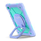 360 Degree Case for Samsung Galaxy Tab A11 Plus A9 Plus with Shoulder Strap-Green