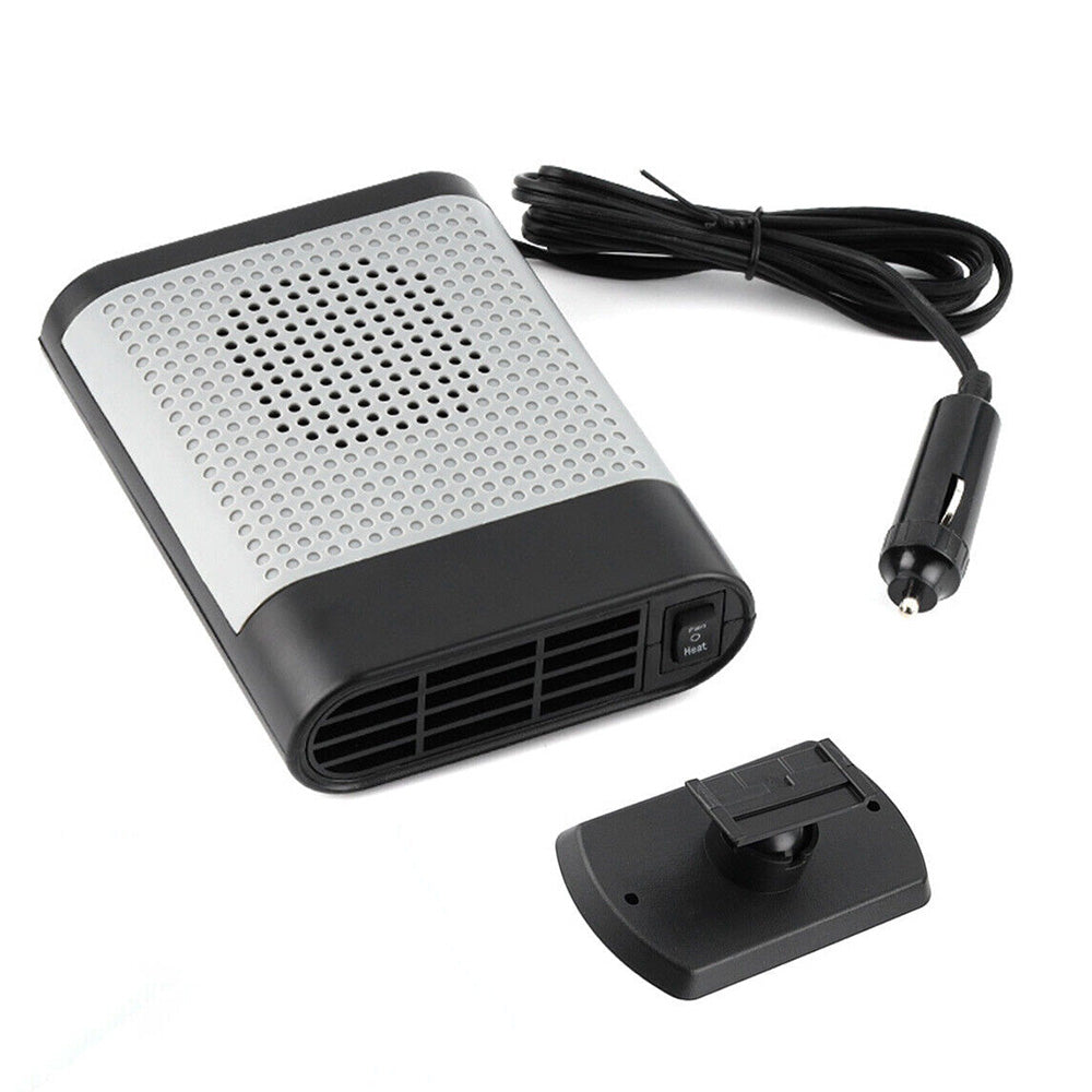 12V Car Portable Electric Heating Fan For Vehicle Fast Heating Defrost Defogger