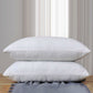 Cooling Shredded Memory Foam Pillows for Side Back Sleepers with Washable Cover-White