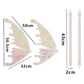 LED Electric Butterfly Wings Light Up Moving Butterfly Wings with LED Lights and Music