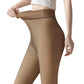 Sheer Tights Plus Size Winter Thermal Pantyhose Bare Legs Illusion Warm-Coffee