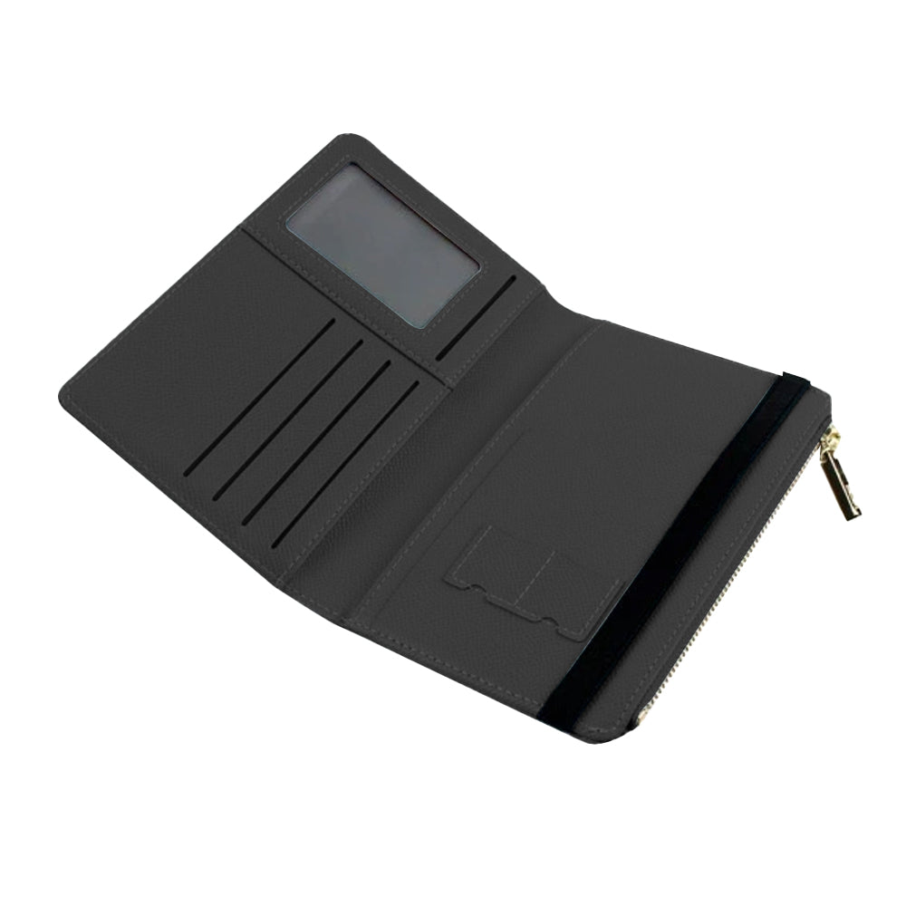 RFID Passport Holder Cover Card Wallet Holder with Zipper