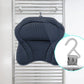 4D Mesh Bath Pillows With Suctions for Neck or Back Support