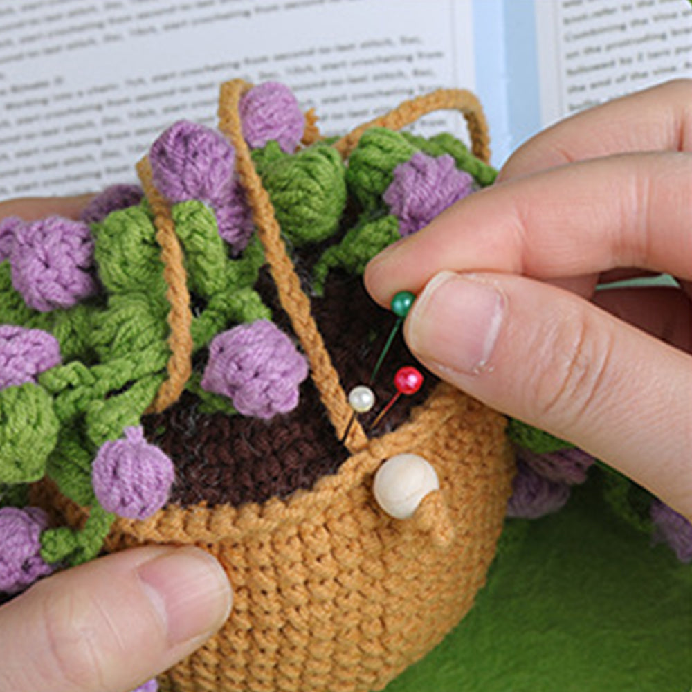 DIY Crochet Kit Crochet Hanging Plant Ornament