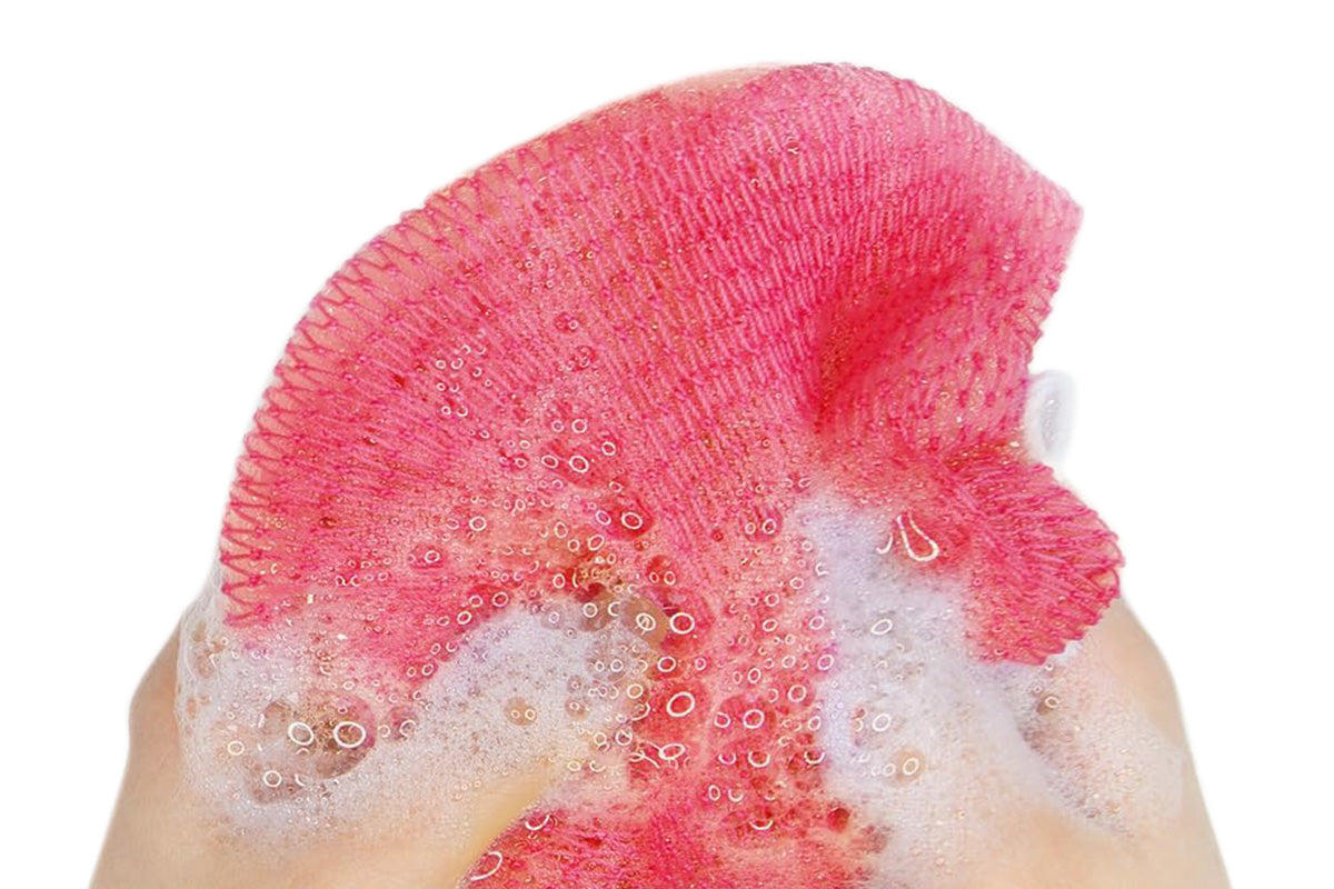 2PCS African Net Sponge Body Scrubber for Exfoliating and Bathing