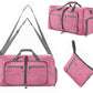 Large Foldable Travel Duffel Bag Carry On Shoulder Duffle Bag With Shoe Compartment