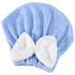 2Pcs Super Absorbent Wet Hair Fast Drying Towel Cap