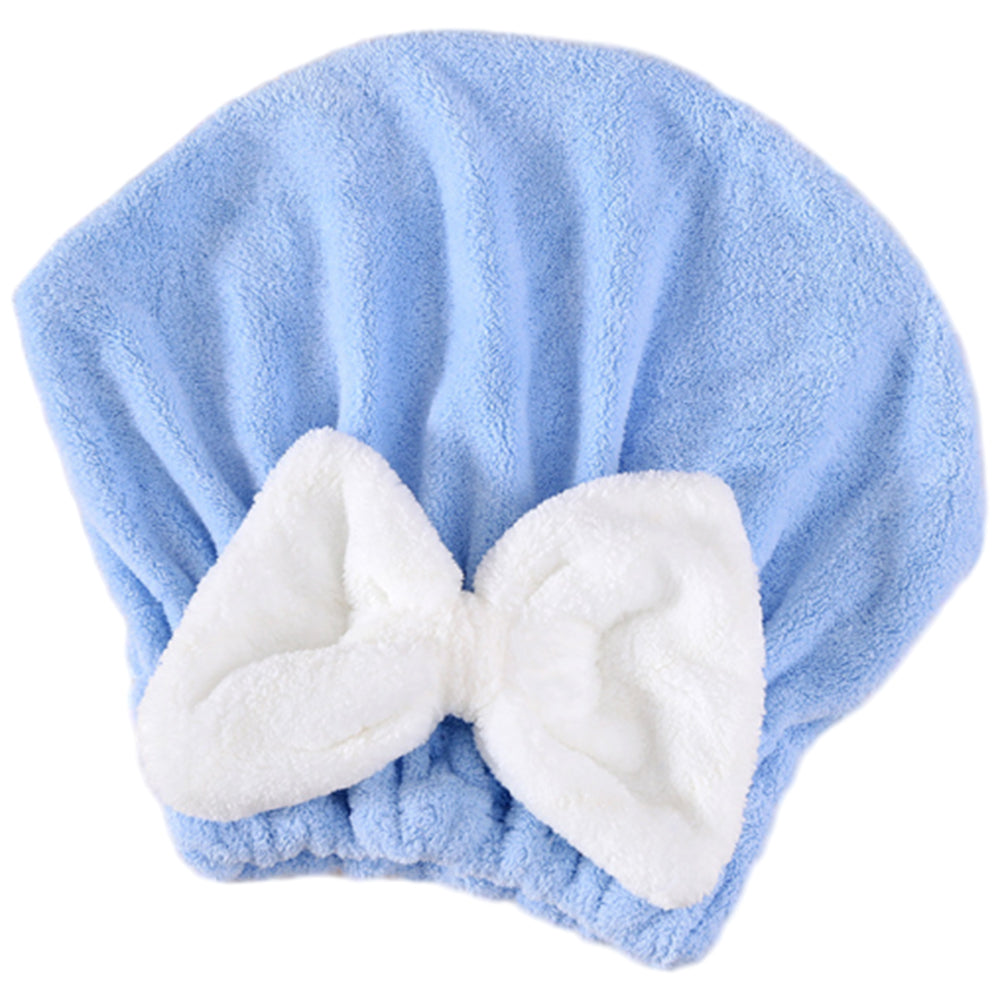 2Pcs Super Absorbent Wet Hair Fast Drying Towel Cap