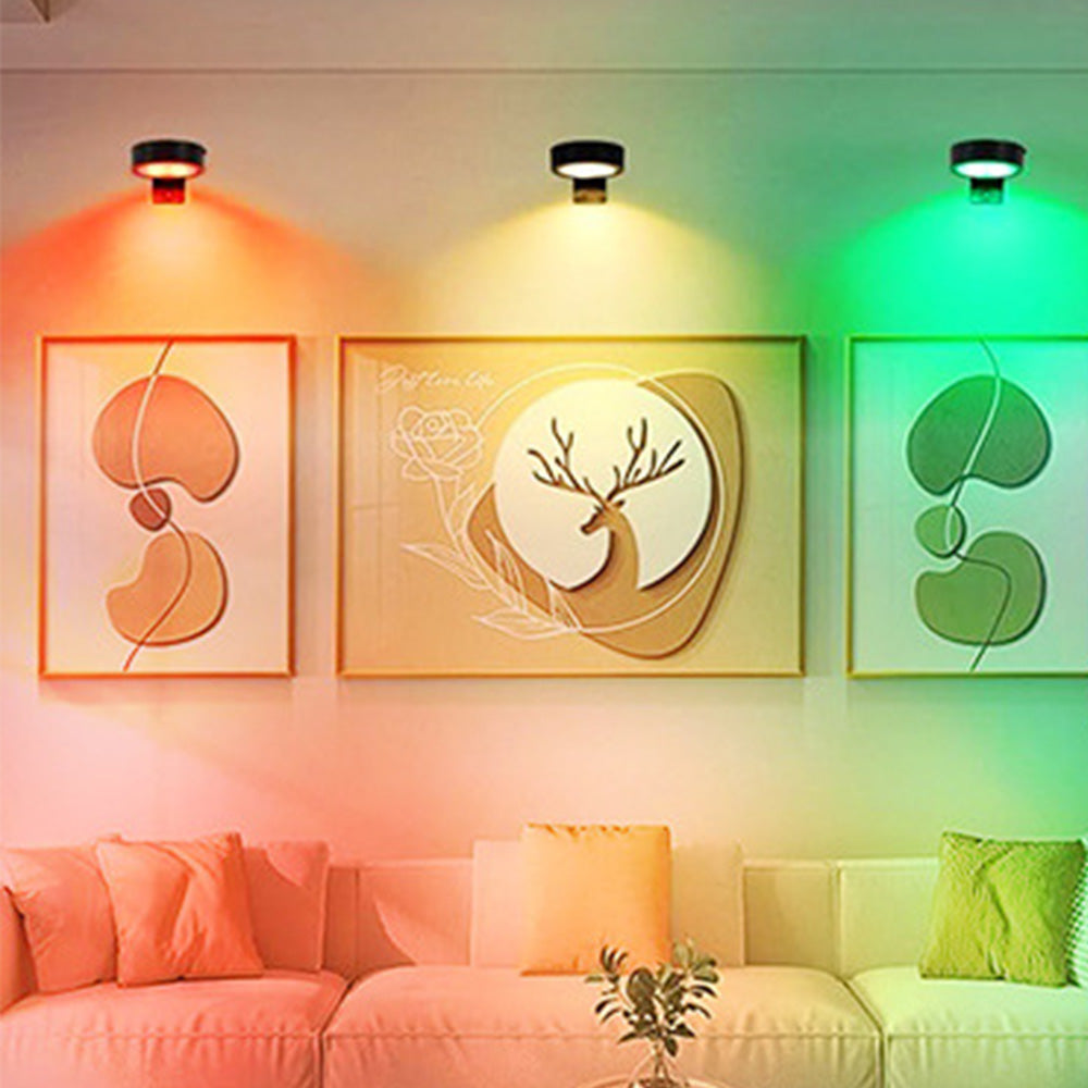 3Pcs Rechargeable LED Picture Lights Dimmable Art Display Lighting