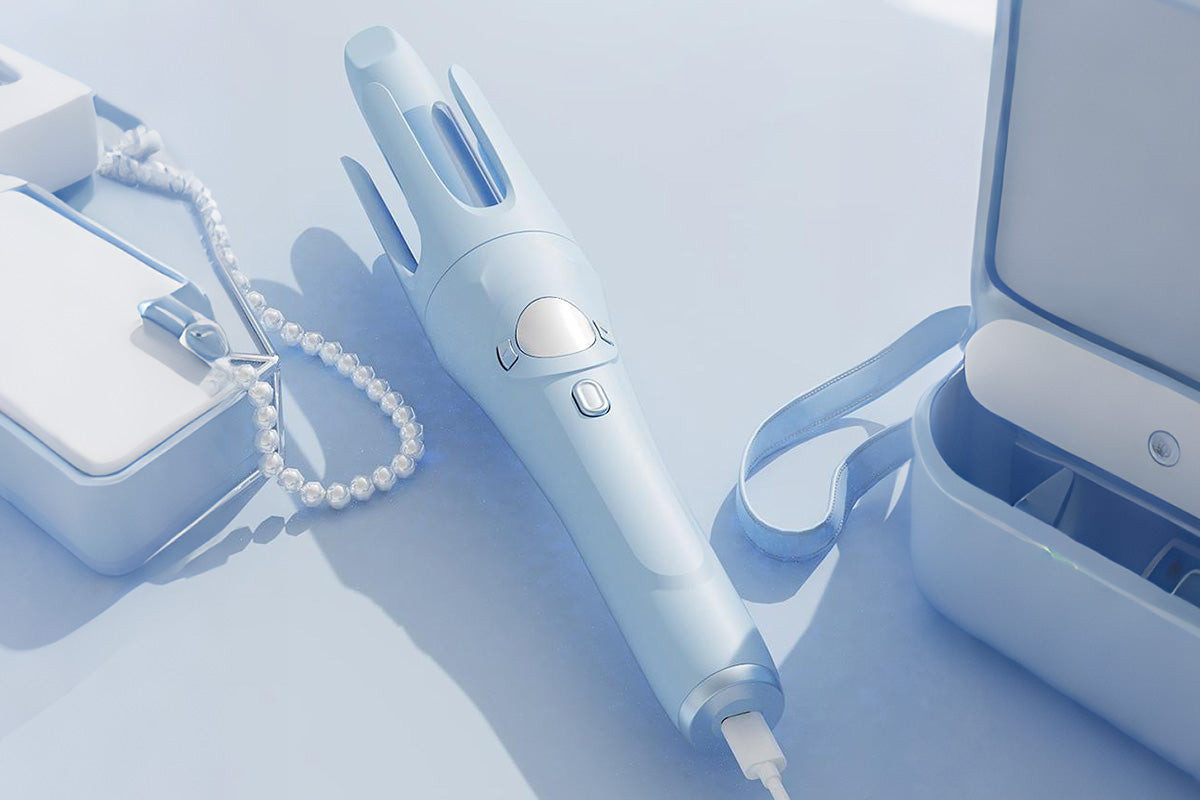 Auto Rotating Wireless Hair Curler 32mm for All Hair Types