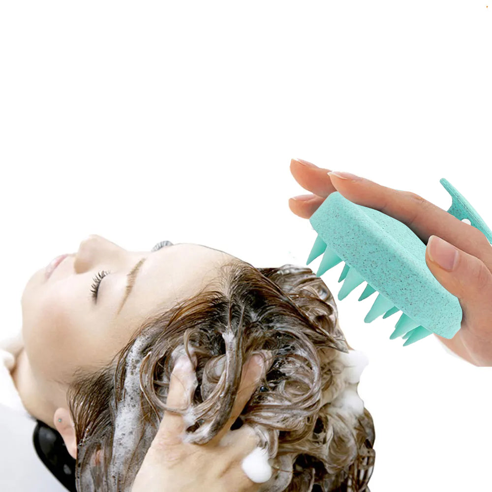 2Pcs Shampoo Brush Hair Scalp Massager Shower Comb for Scalp Exfoliator