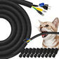 No Chew Cord Protector for Pets Bite Resistant Cable Sleeve for Cats Dogs Rabbits