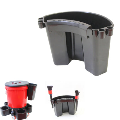 Detailing Bucket Organiser Portable Bucket Tool Caddy with Drainage Holes