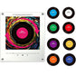 Rechargeable NFC Music Player with 9 Discs Retro Vinyl Record Player for Gifts