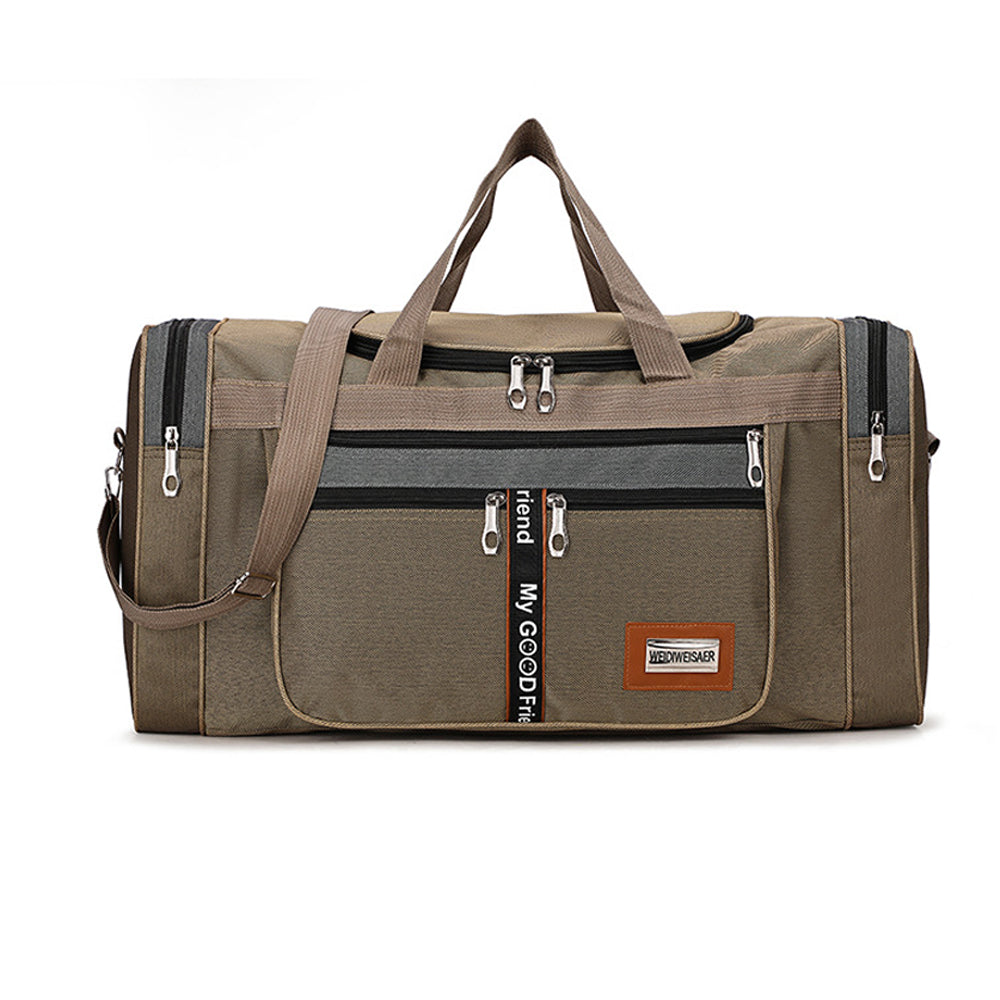 Sports Travel Duffel Bag Large Capacity Waterproof Shoes Compartment