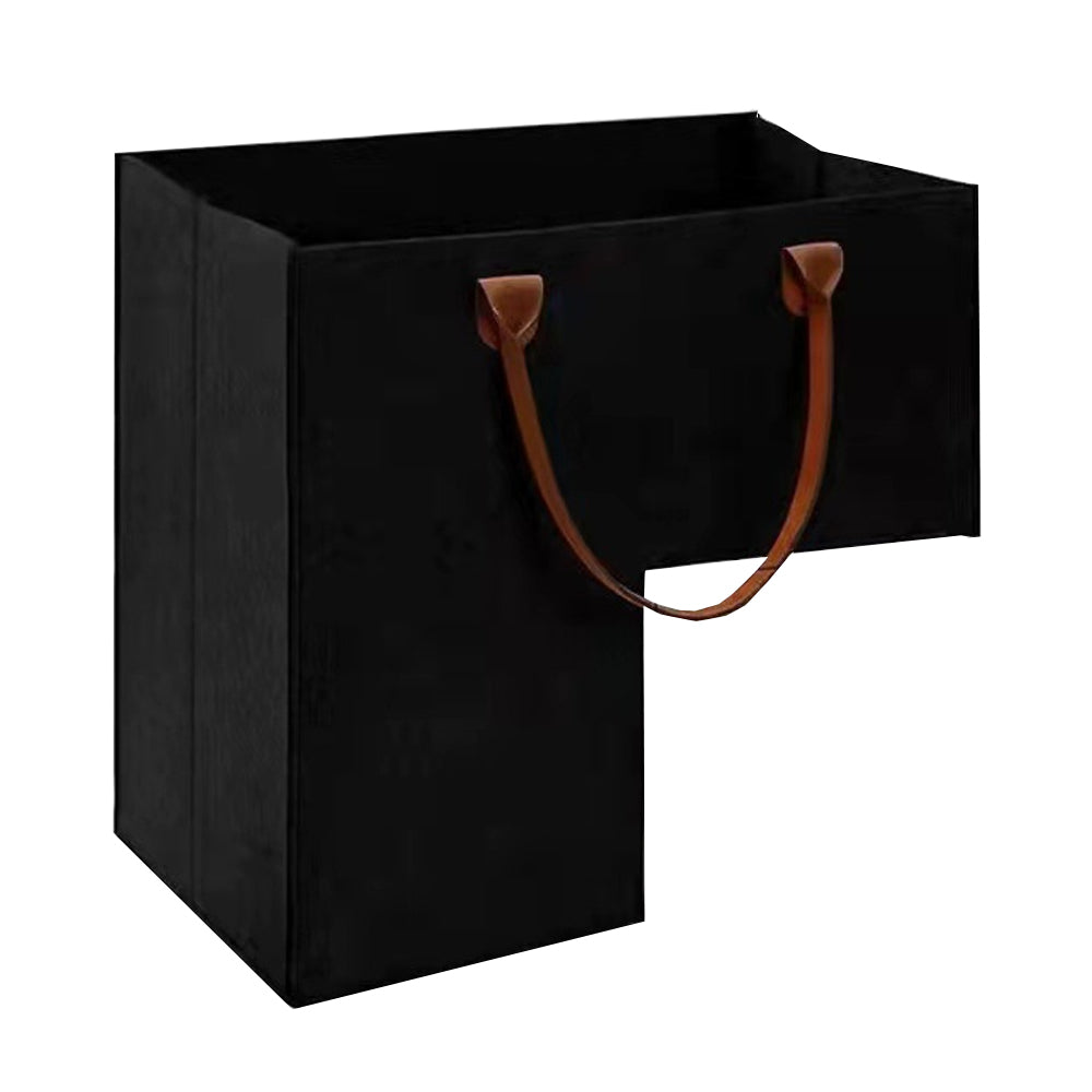 Foldable Storage Bag Durable Stair Step Basket with Handle