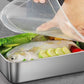 5Pcs Stainless Steel Food Storage Containers with Lids for Picnic Travel