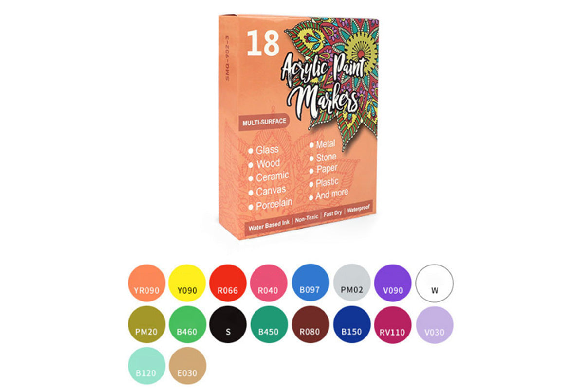 DIY Nail Art Paint Pen Set Quick Drying Acrylic Paint Markers Nail Dotting Drawing Pens for Manicure
