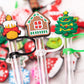 Advent Calendar 24 Days of Christmas Surprises with 10mm Straw Toppers