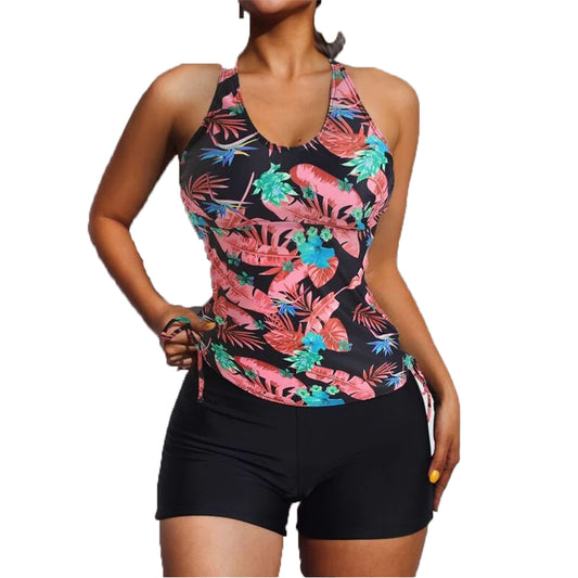 Tank & Short Swimwear Set -Pink