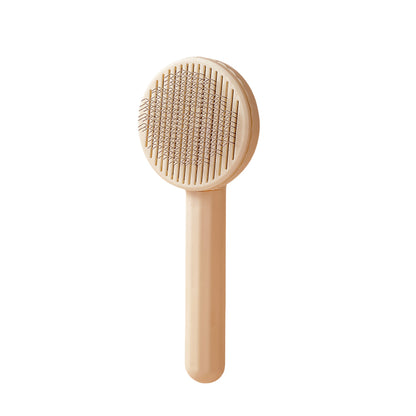 Self Cleaning Pet Deshedding Brush for Cats Dogs