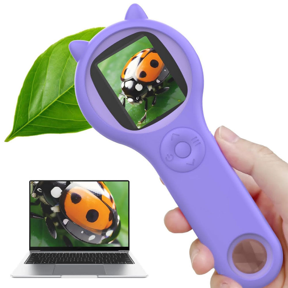 Portable Handheld Magnifying Glass Mini Microscope Educational Toy