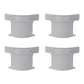 4Pcs Lock Bed Sheet Holders Set with 4 Retaining Strips Fit All Mattress Size