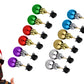 12Pcs Beard Baubles Ornaments Mini Gingle Bells Mustache Christmas Decoration
