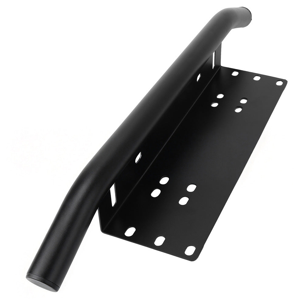 Aluminum 23 Inch License Plate Frame Matte Black for Truck SUV and Jeep