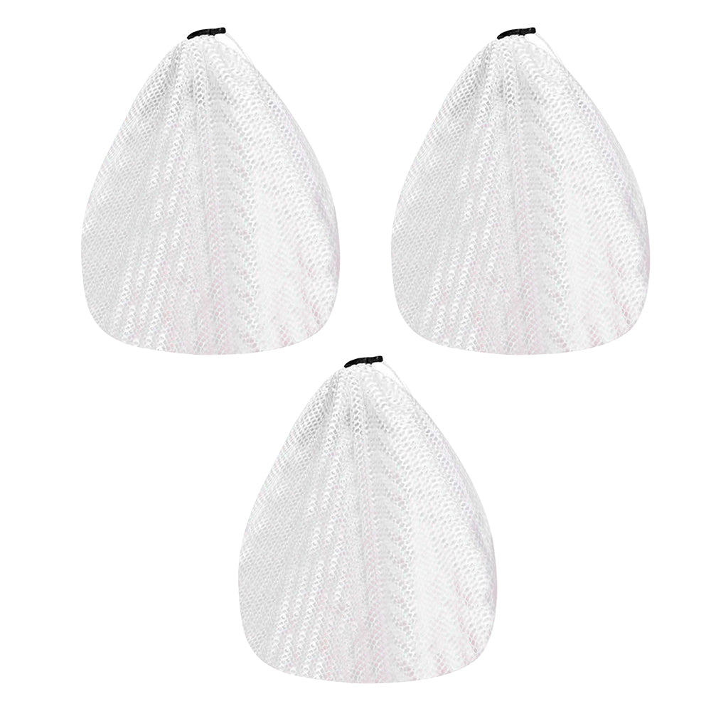 3Pcs Laundry Washing Large Mesh Net Bags Drawstring Clothes Cleaning