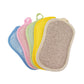5Pcs Dish Sponge Kitchen Double Sided Sponges Scrub to Remove Stubborn Stains