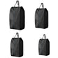 4Pcs Water-Resistant Travel Shoe Storage Bags-Black