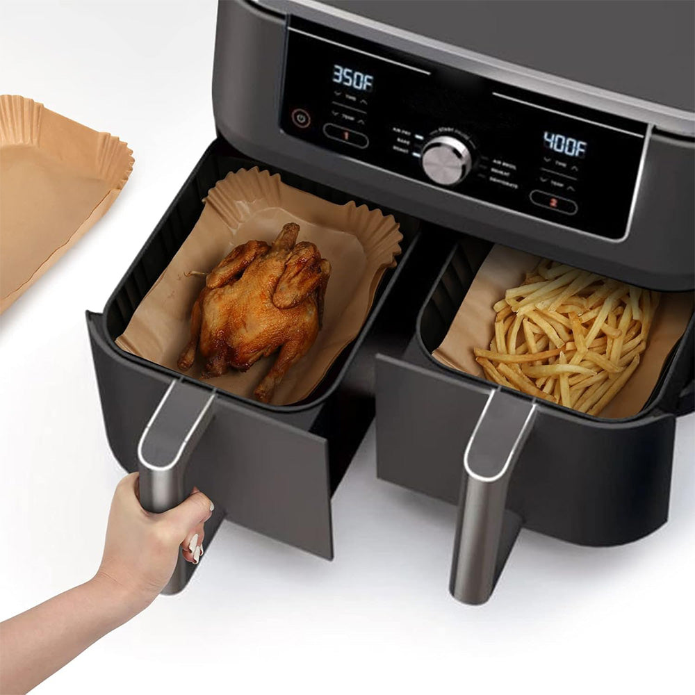 120Pcs Air Fryer Paper Liners compatible with Ninja Dual